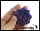 NEW - 3D Magic Maze Telescoping Fidget Toy Keychain - Auditory Fun Shifting Tunnel Puzzle 3D Fidget - Nesting Nested Telescopic