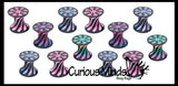 NEW - 3D Printed Impossible Cone Spiral Rotating Interconnected Fidget Toy