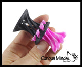 NEW - 3D Printed Impossible Cone Spiral Rotating Interconnected Fidget Toy