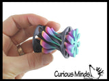 NEW - 3D Printed Impossible Cone Spiral Rotating Interconnected Fidget Toy