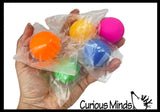 Small 1.5" Individually Wrapped Small Doh Filled 1.5" Stress Balls Squishy