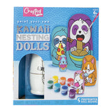 LAST CHANCE - LIMITED STOCK -  Paint your own kawaii nesting dolls set