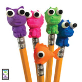 NEW - Cute Big Eye Animal 3D Adorable Erasers - Eraser Pencil Toppers - Novelty and Functional Adorable Eraser Novelty Treasure Prize, School Classroom Supply, Math Counters - Sorting - Party Favor