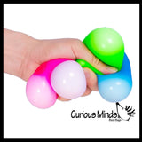 Box of 8 Sticky Fun Stress Balls that Stick to Ceiling Fun Colorful Globs