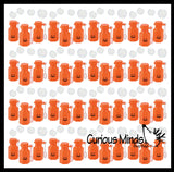 96 Piece Pumpkin Slime/Putty/Bubbles Small Toy Set - Pumpkin Guts Putty, Jack O Lantern Pumpkin Bubbles - Trick or Treat (8 Dozen)