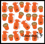 96 Piece Pumpkin Slime/Putty/Bubbles Small Toy Set - Pumpkin Guts Putty, Jack O Lantern Pumpkin Bubbles - Trick or Treat (8 Dozen)