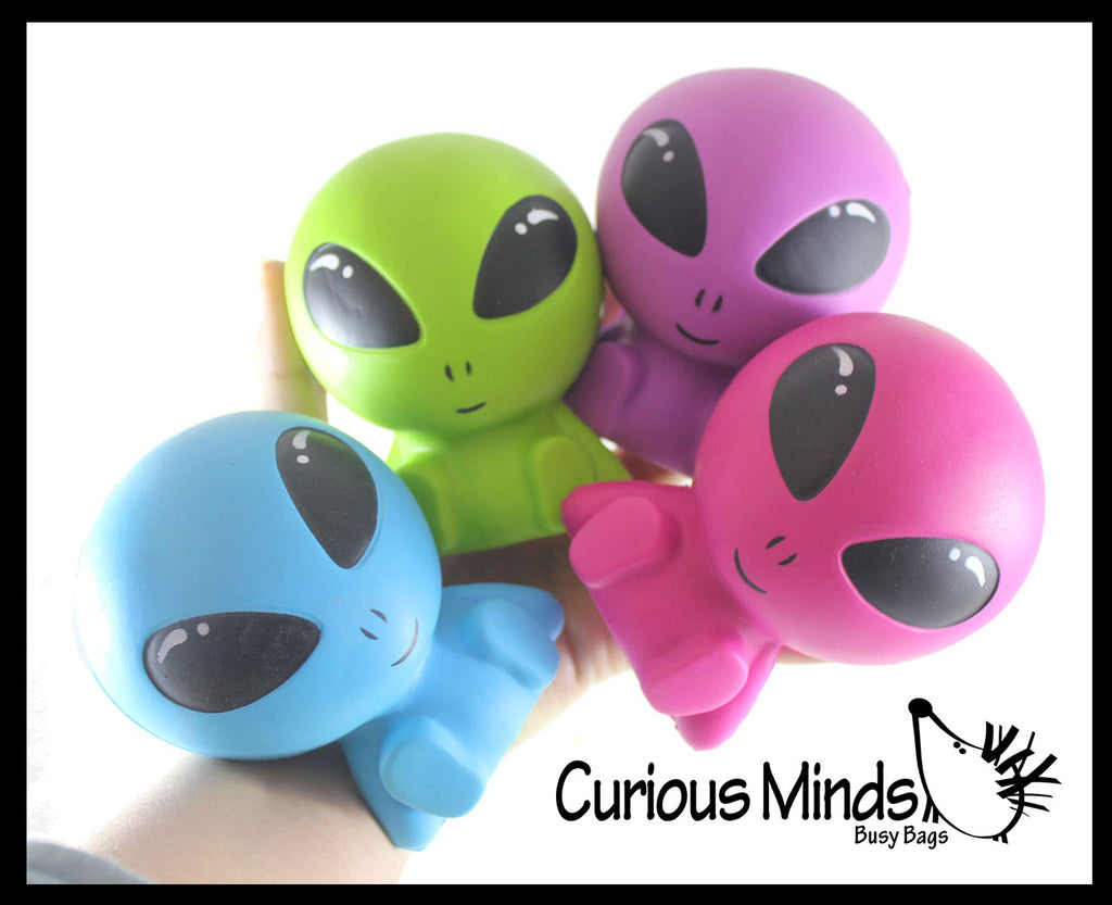Alien Squishy Slow Rise Foam -  Scented Sensory, Stress, Fidget Toy Memory Foam Expands