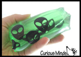 NEW - Alien Jumbo Water Trick Snakes - Stress Toy - Slippery Tricky Wiggly Wiggler Weenie Tube - Sensory Fidget Ball