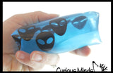Alien Jumbo Water Trick Snakes - Stress Toy - Slippery Tricky Wiggly Wiggler Weenie Tube - Sensory Fidget Ball