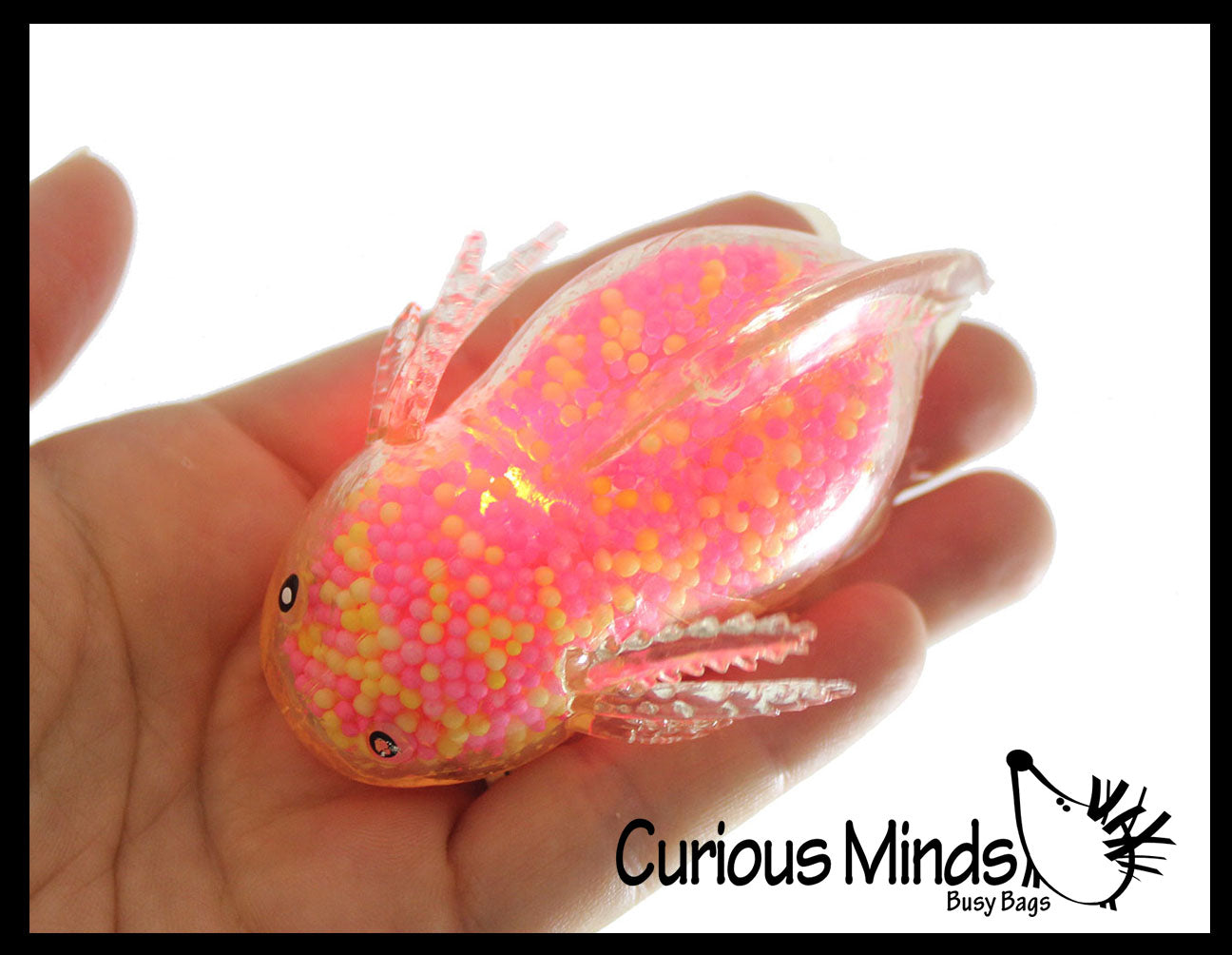 Light-Up Squeezy Bead Axolotl 3.5 12ct