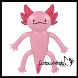 Axolotl Bendable Fidget Toys - Cute Mini Animal Figurines - Party Favors, Prizes