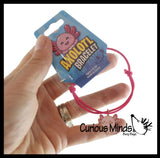 Axolotl Cord Bracelet  - Cute Plastic Charms Jewelry for Children - Charm Kids Party Favors