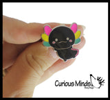 BULK - WHOLESALE -  SALE - Axolotl Mood Rings - Color Changing Heat Sensitive Jewelry for Children - Adjustable Ring Kids