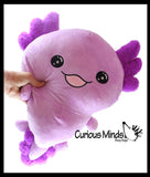 Axolotl Cute Large and Jumbo Plush Stuffed Animals - Adorable Soft and Cuddly Mini Animal Plushie Plushy