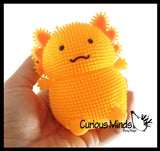 Axolotl Puffer Air- Filled Squeeze Stress Balls - Walking Fish  -  Sensory, Stress, Fidget Toy