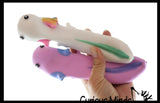 Axolotl Lover Bundle of 5 Fidgets -  Plush Squeeze PBJ  Stress Ball / Articulated Wiggle / Mochi / Slow Rise Squish / Sand Filled - Sensory, Stress, Fidget Toy
