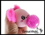 Axolotl Lover Bundle of 5 Fidgets -  Plush Squeeze PBJ  Stress Ball / Articulated Wiggle / Mochi / Slow Rise Squish / Sand Filled - Sensory, Stress, Fidget Toy