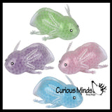 Axolotl - Water Gel Bead Filled Squeeze Stress Balls  -  Sensory, Stress, Fidget Toy Super Soft