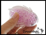 Axolotl - Water Gel Bead Filled Squeeze Stress Balls  -  Sensory, Stress, Fidget Toy Super Soft