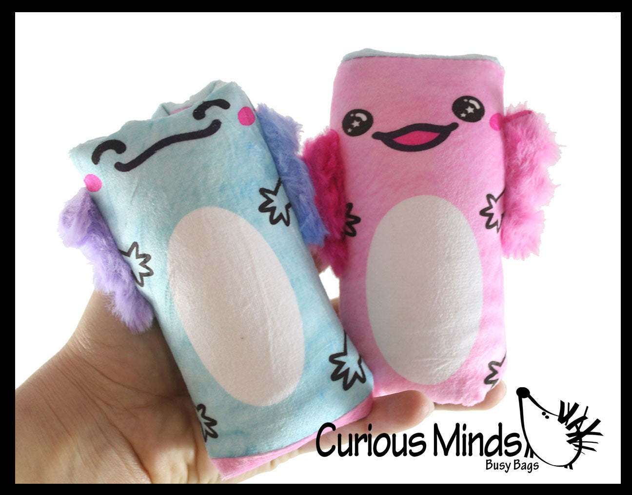 Squishmallows Reversible Water Wiggler - Patty Cow & Avery Duck Sensory Fidget Toy