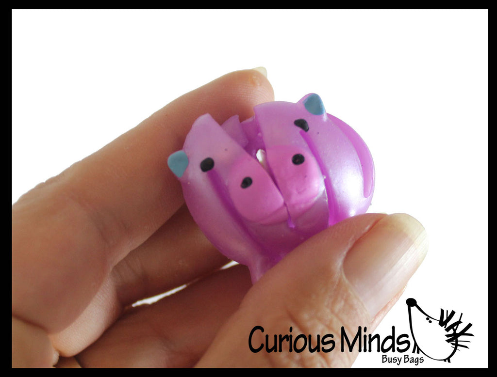 Animal Ball Bracelets - Transforms from Animal into a Stretchy Bracelet Jewelry Party Favor