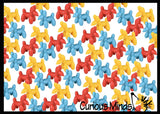 Mini Balloon Dog Crunchy Sand Filled Stress Ball - Cute Squishy Sensory Fidget Toy - Party Favors & Prizes