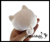 NEW - Cute Ball Plush Stuffed Animals- Adorable Mini Plushie Stuffie - Cat, Dog, Frog, Panda, Sloth, Giraffe, Penguin