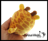 NEW - Cute Ball Plush Stuffed Animals- Adorable Mini Plushie Stuffie - Cat, Dog, Frog, Panda, Sloth, Giraffe, Penguin