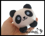 NEW - Cute Ball Plush Stuffed Animals- Adorable Mini Plushie Stuffie - Cat, Dog, Frog, Panda, Sloth, Giraffe, Penguin