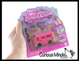 Tiny Mini Plastic Barbieland Color Reveal Doll Details Appear in Warm Water Mini Houses