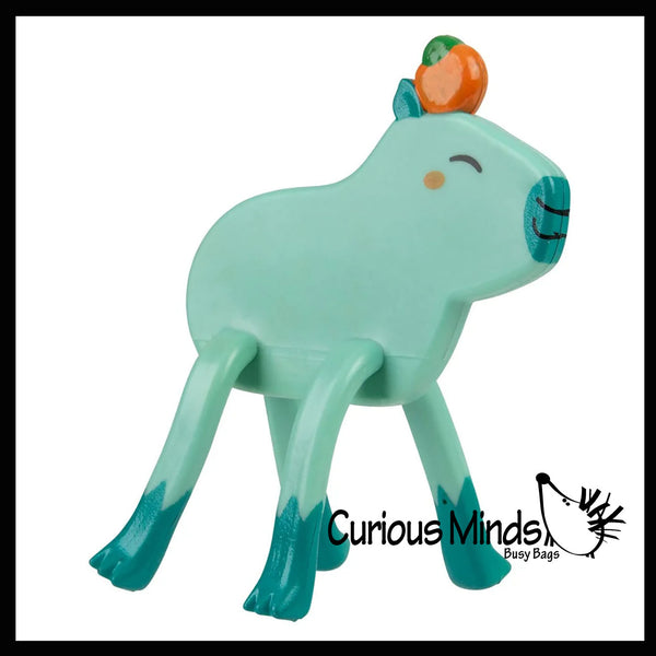 Capybara Bendable Fidget Toys - Cute Mini Wire Movable Animal Figurine ...