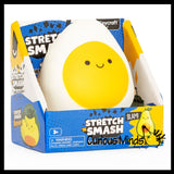Jumbo Sand Filled Stretchy Smash Animals - Pig, Sloth, Panda, Duck, Avocado, Egg, Capybara Lover Sensory Fidget Toy Weighted