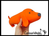 The Big Squij Jumbo Dachshund Weiner Dog Slow-Rise Squishy Toy