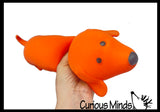The Big Squij Jumbo Dachshund Weiner Dog Slow-Rise Squishy Toy