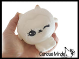 Large Thick Sugar Filled Animal - Heavy Moldable Squish- Stress Squishy Ball