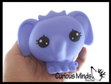 Large Thick Sugar Filled Animal - Heavy Moldable Squish- Stress Squishy Ball