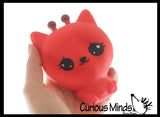 Large Thick Sugar Filled Animal - Heavy Moldable Squish- Stress Squishy Ball