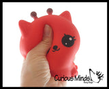 Large Thick Sugar Filled Animal - Heavy Moldable Squish- Stress Squishy Ball