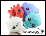 Large Thick Sugar Filled Animal - Heavy Moldable Squish- Stress Squishy Ball