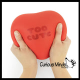 The Big Squij Jumbo Heart Funny Love Slow-Rise Doh Squishy Toy