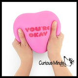 The Big Squij Jumbo Heart Funny Love Slow-Rise Doh Squishy Toy