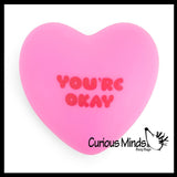 The Big Squij Jumbo Heart Funny Love Slow-Rise Doh Squishy Toy