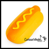 The Big Squij Jumbo Hotdog Slow-Rise Squishy Toy Hot Dog