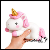 The Big Squij Jumbo Unicorn Slow-Rise Doh Squishy Toy