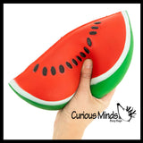 The Big Squij Jumbo Watermelon Slice Slow-Rise Squishy Toy