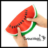 The Big Squij Jumbo Watermelon Slice Slow-Rise Squishy Toy