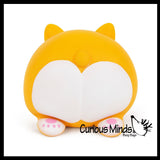 The Big Squij Jumbo Corgi Butt Dog Slow-Rise Doh Squishy Toy