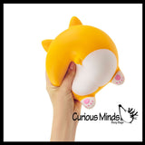 The Big Squij Jumbo Corgi Butt Dog Slow-Rise Doh Squishy Toy