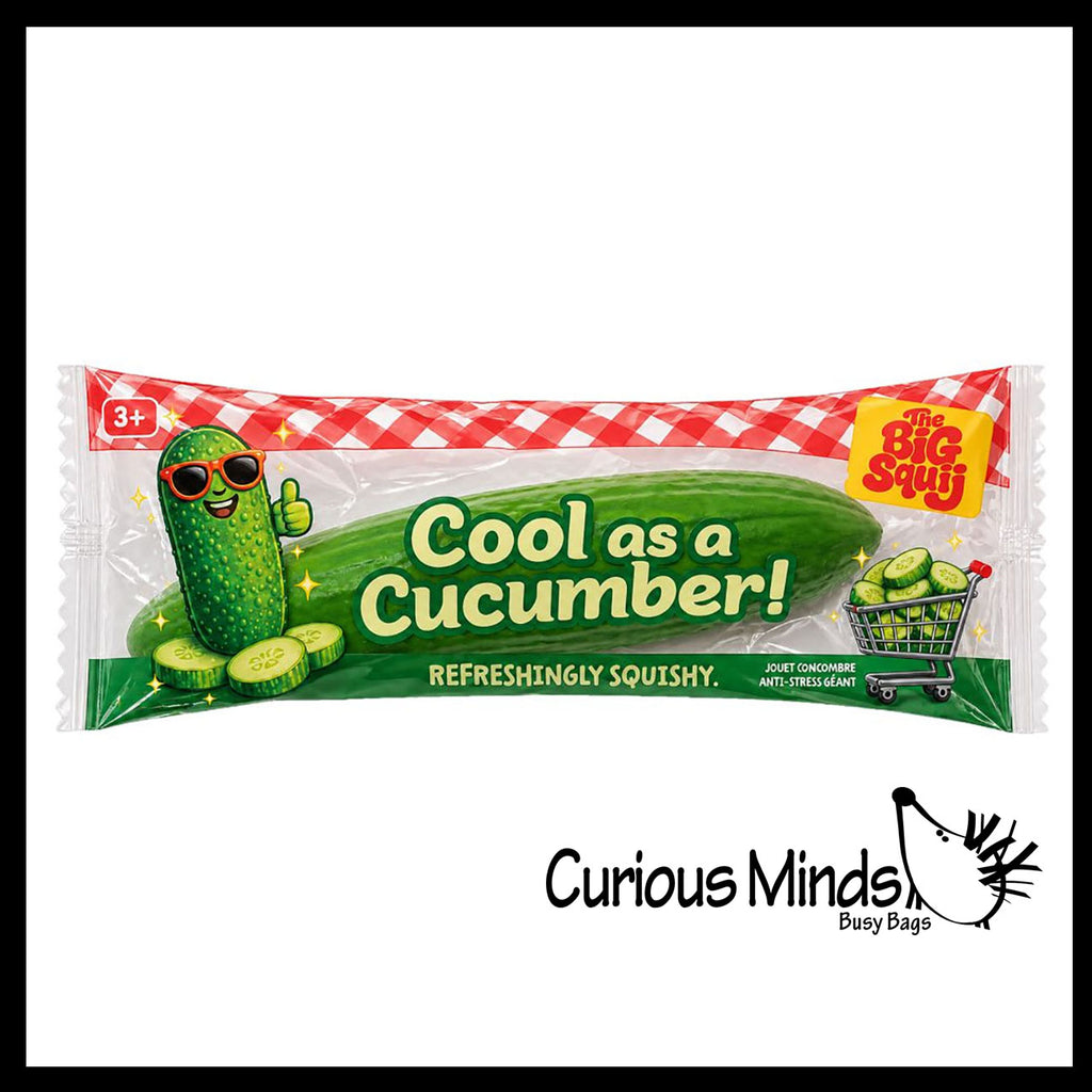 The Big Squij Jumbo Cucumber Slow-Rise Doh Squishy Toy