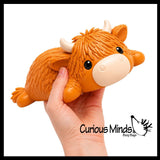 The Big Squij Jumbo Highland Cow Slow-Rise Doh Squishy Toy